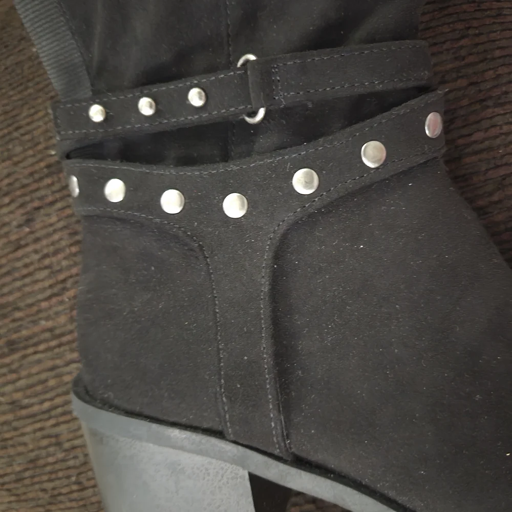 Madeline Black Over the Knee Boots